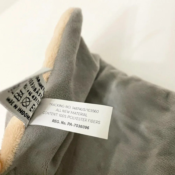 Teddykompaniet Diinglisar  13 Inch Plush Animal Baby Blanket Elephant Blanky - Picture 14 of 16